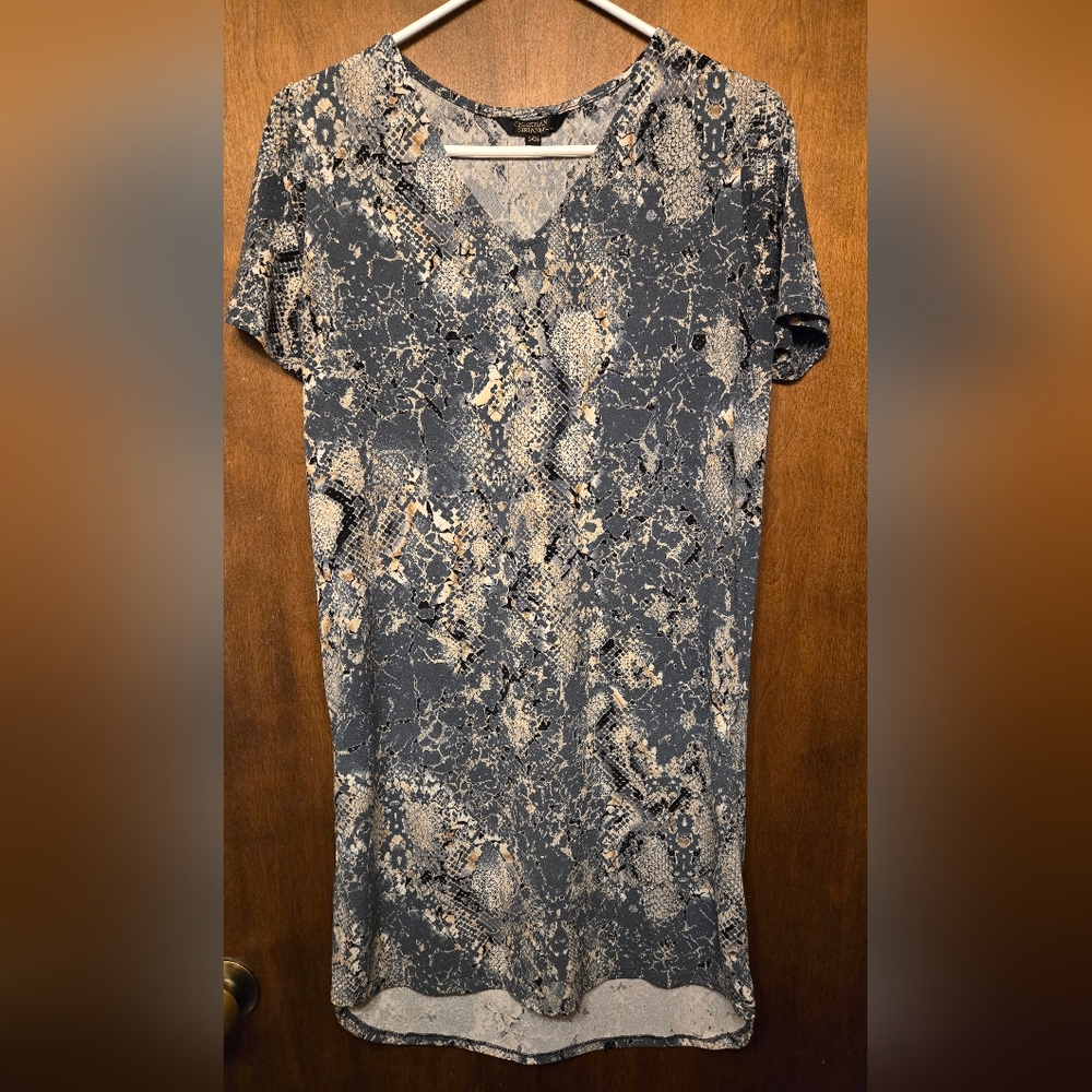 Christian Siriano Smoky Teal Dress